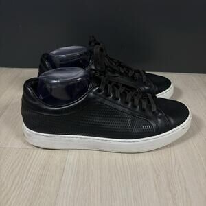 Men’s Dior Homme Leather Sneakers Size 42 Textured Leather Quiet Luxury Minimal